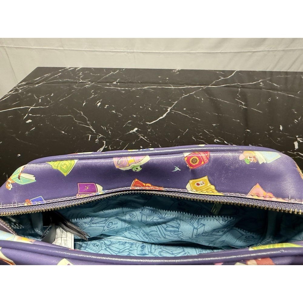 Disney Loungefly Princess Storybook w/ Animal Sidekicks Crossbody Bowler Bag - Picture 8 of 8
